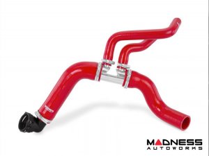 Ford F-150 5.0L Radiator Hose Upgrade by Mishimoto - Red Ford F-150 5.0L Radiator Hose Upgrade by Mishimoto - Red